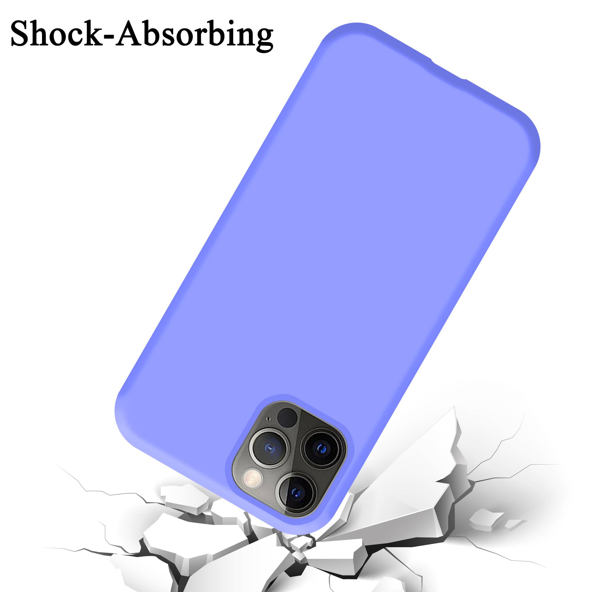 Cadorabo Schutzhülle für Apple iPhone 13 PRO MAX Hülle in Lila Handyhülle Case Cover TPU Etui-3