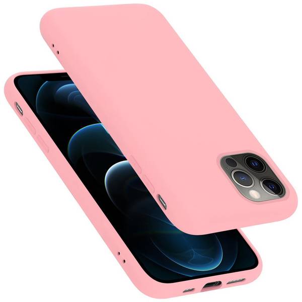 Cadorabo Schutzhülle für Apple iPhone 13 PRO MAX Hülle in Rosa Handyhülle Case Cover TPU Etui