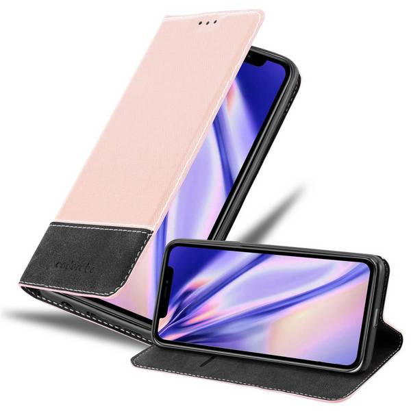 Cadorabo Hülle für Apple iPhone 11 Schutzhülle in Rosa SHandyhülle Book Case Etui Kunstleder