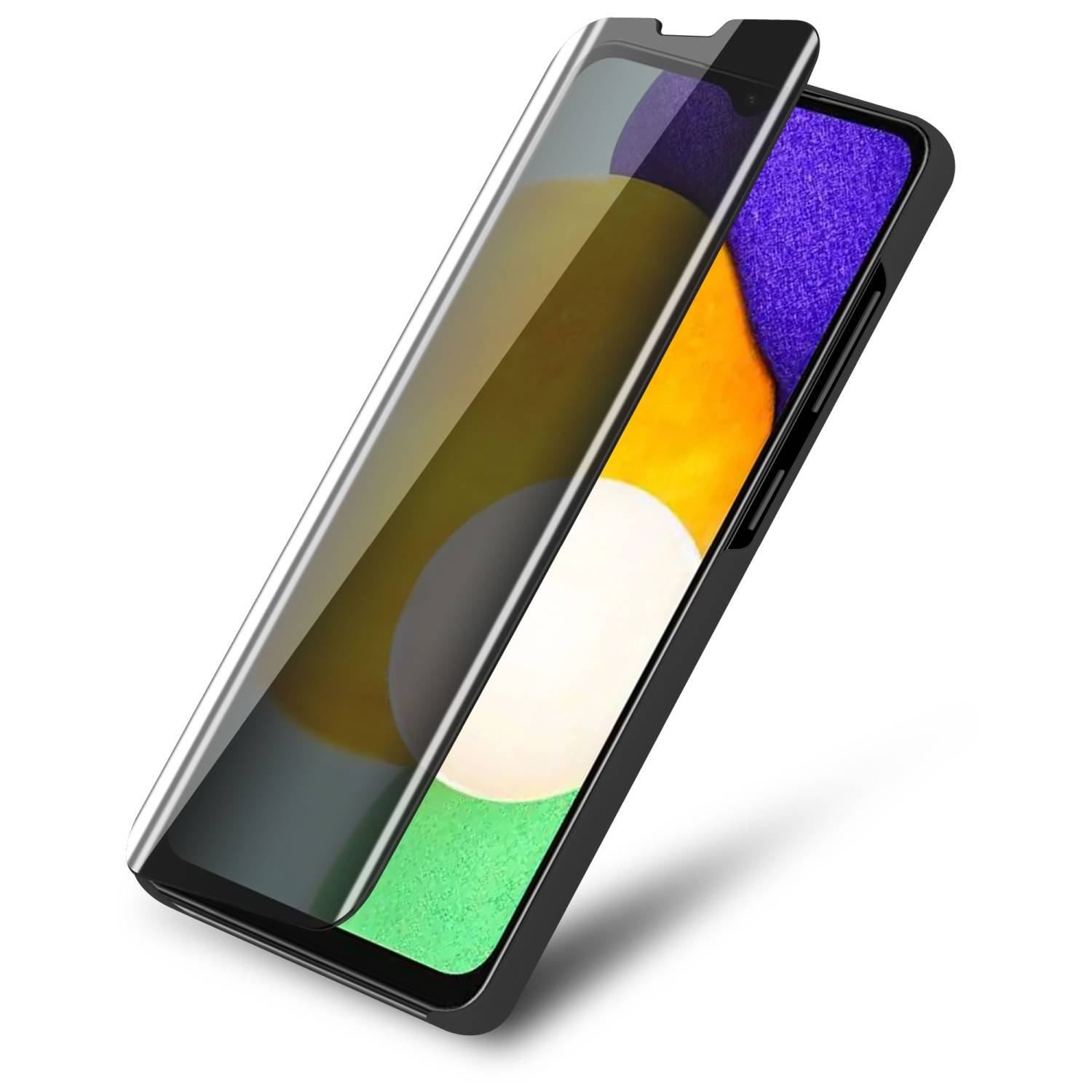 Cadorabo Handyhülle für Samsung Galaxy A13 5G in Schwarz Cover Backcover Schutzhülle Book Case Booklet-2