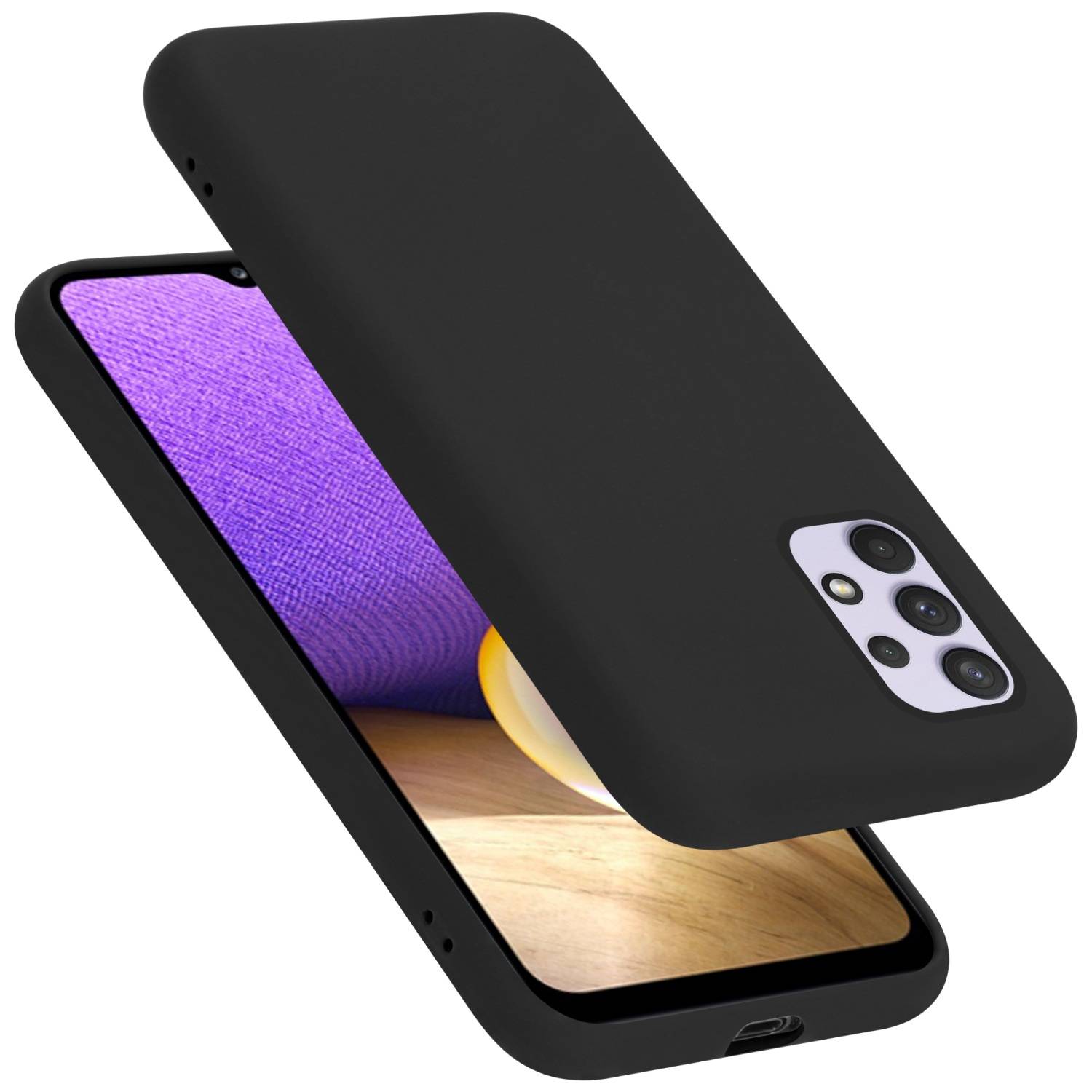 Cadorabo Schutzhülle für Samsung Galaxy A33 5G Hülle in Schwarz Handyhülle Case Cover TPU Etui-0