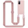Cadorabo Schutzhülle für Samsung Galaxy S20 FE Hülle in Rosa Handykette Etui längenverstellbar Kordel Band