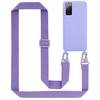 Cadorabo Schutzhülle für Samsung Galaxy S20 FE Hülle in Lila Handykette Etui längenverstellbar Kordel Band