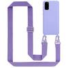 Cadorabo Schutzhülle für Samsung Galaxy S20 Hülle in Lila Handykette Etui längenverstellbar Kordel Band