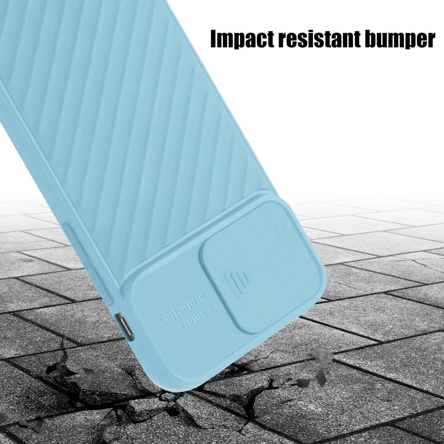 Cadorabo Hülle für Apple iPhone 11 PRO MAX Schutzhülle in Türkis TPU Cover Etui Kameraschutz-3