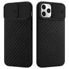 Cadorabo Hülle für Apple iPhone 11 PRO MAX Schutzhülle in Schwarz TPU Cover Etui Kameraschutz
