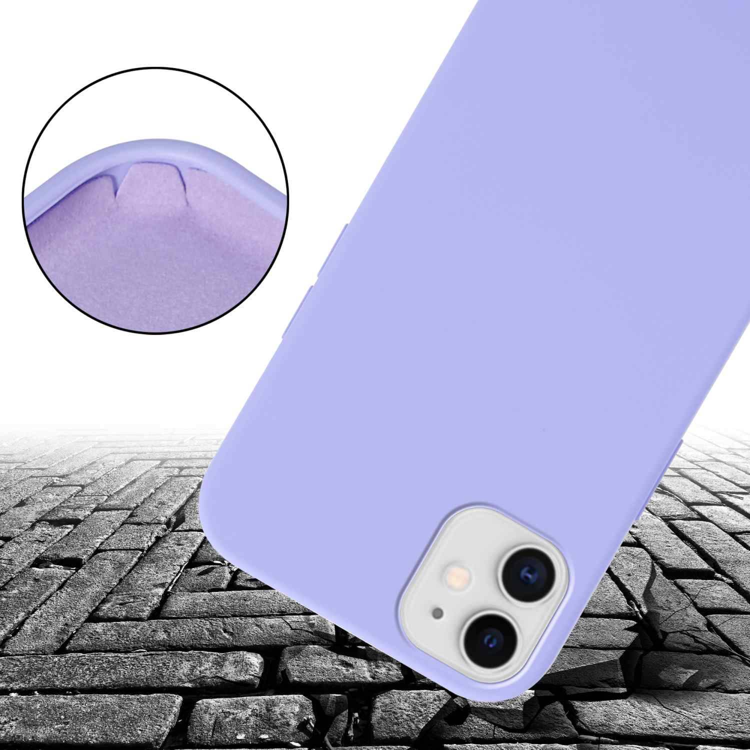 Cadorabo Schutzhülle für Apple iPhone 11 Hülle in Lila Handykette Etui längenverstellbar Kordel Band-4