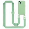 Cadorabo Schutzhülle für Apple iPhone 13 Hülle in Grün Handykette Etui längenverstellbar Kordel Band