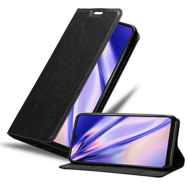 Cadorabo Hülle für Samsung Galaxy A33 5G Schutz Hülle in Schwarz Handyhülle Etui Case Cover Magnetverschluss