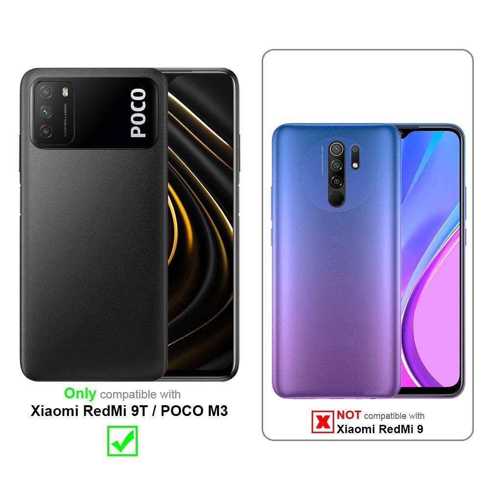 Cadorabo Handykette für Xiaomi RedMi 9T / POCO M3 in Orange - Handy Schutz Hülle Necklace mit Verstellbaren Band Kordel-1