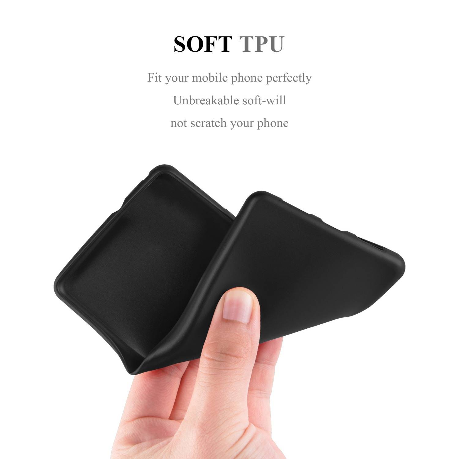 Cadorabo Schutzhülle für Samsung Galaxy A33 5G Hülle in Schwarz Handyhülle TPU Silikon Etui Cover Case-4