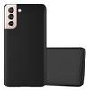 Cadorabo Schutzhülle für Samsung Galaxy S22 Hülle in Schwarz Handyhülle TPU Silikon Etui Cover Case