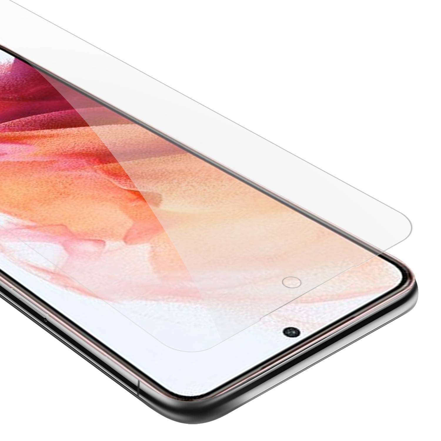 Cadorabo Panzer Folie für Samsung Galaxy S22 Schutzfolie in Transparent Gehärtetes Tempered Display-Schutzglas-0
