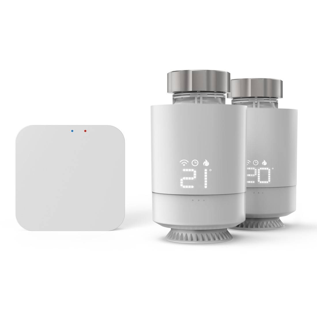 hama 00176593 Heizungssteuerung WLAN, 2x smartes Heizkörperthermostat + Zentrale-0
