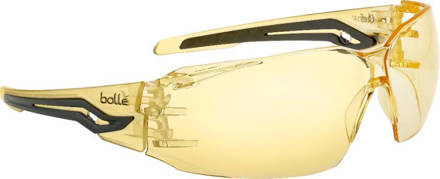 Schutzbrille SILEX SILEXPSJ Rahmen gelb/schwarz Scheibe gelb Scheibenkennzeichnung 2C-1.2 1 FT CE Beschichtung PLATINUM-2