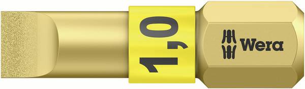 Wera 05 056174 001 800/1 BDC Schlitz-Bit Antrieb: 1/4" (6.3 mm) Abtrieb: Schlitz  25 mm