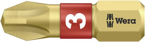 Wera 05 056404 001 851/1 BDC PH3X25 Kreuzschlitz-Bit Antrieb: 1/4" (6.3 mm) Abtrieb: Kreuzschlitz Phillips PH 3 25 mm