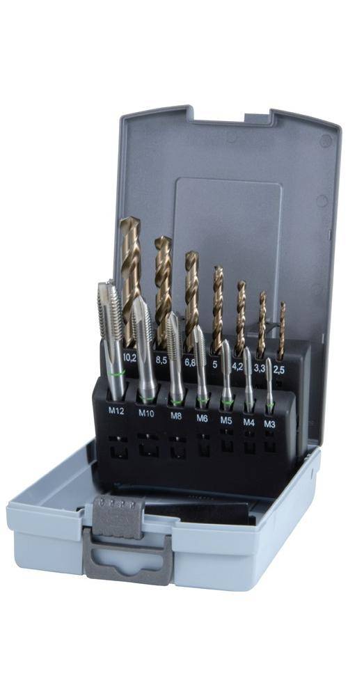 RUKO Maschinengewindebohrersatz DIN 371/376 B M3-M12 14 teilig-0
