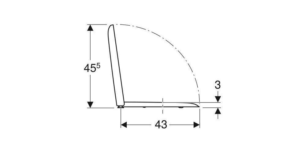 GE iCon Square WC-Sitz, Bef. von oben mit Absenkautomatik, Quick Release, weiß-8