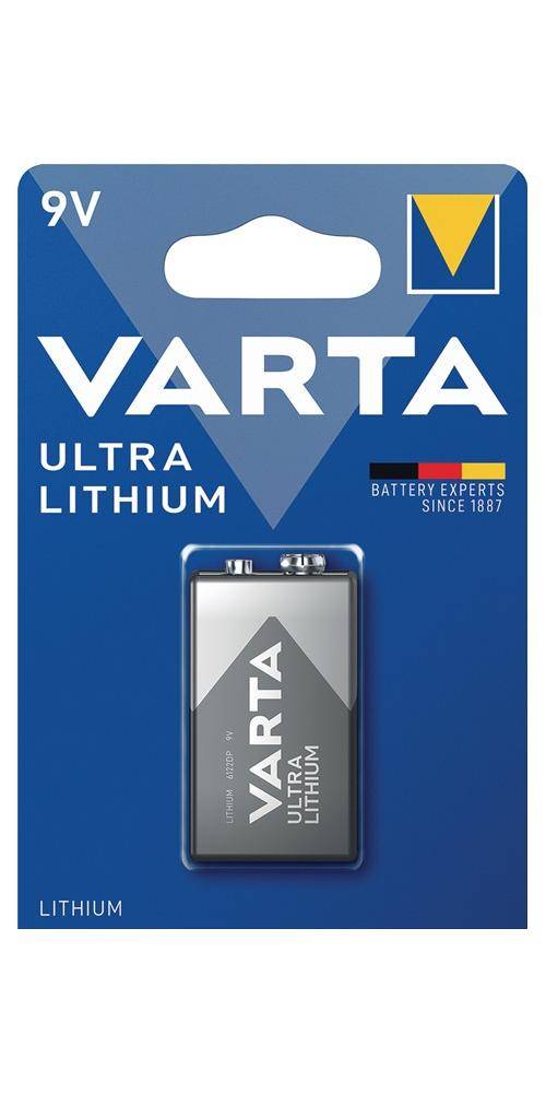 VARTA Batterie ULTRA Lithium 9 V 6LP3146 1150 mAh 6122-0