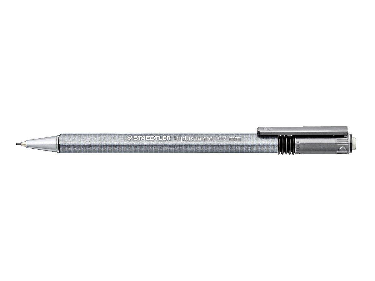 Druckbleistift triplus micro 0,7mm B +Radierer grau - Artikel: 307207400-6
