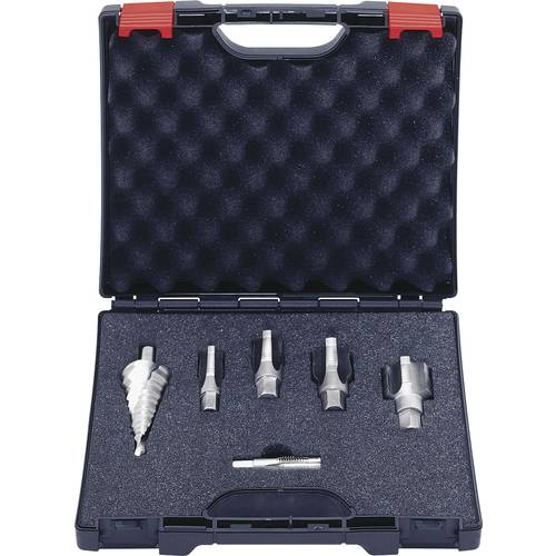 Exact 05979 Einschnittgewindebohrer-Set 6teilig metrisch fein Rechtsschneidend DIN EN 60423 HSS 1 Set