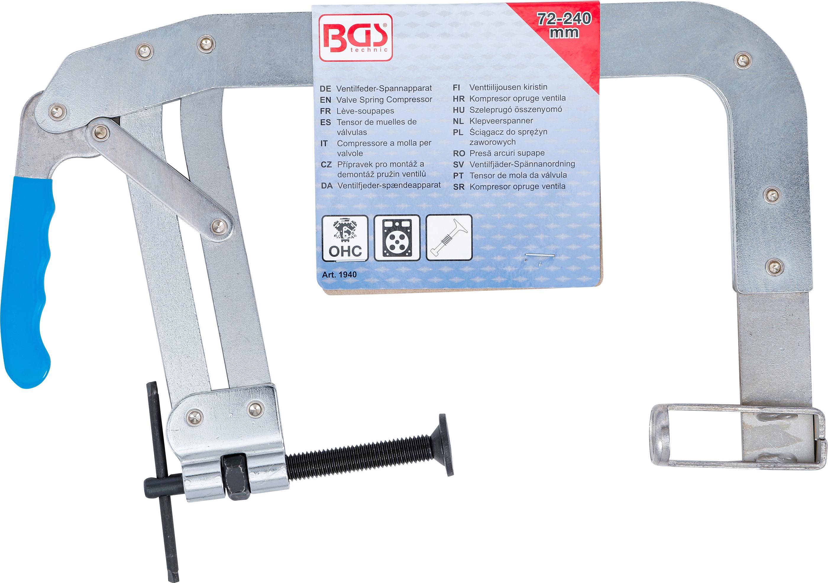 BGS 1940 Ventilfeder-Spannapparat, für OHC-Motoren , 72 - 240 mm-4