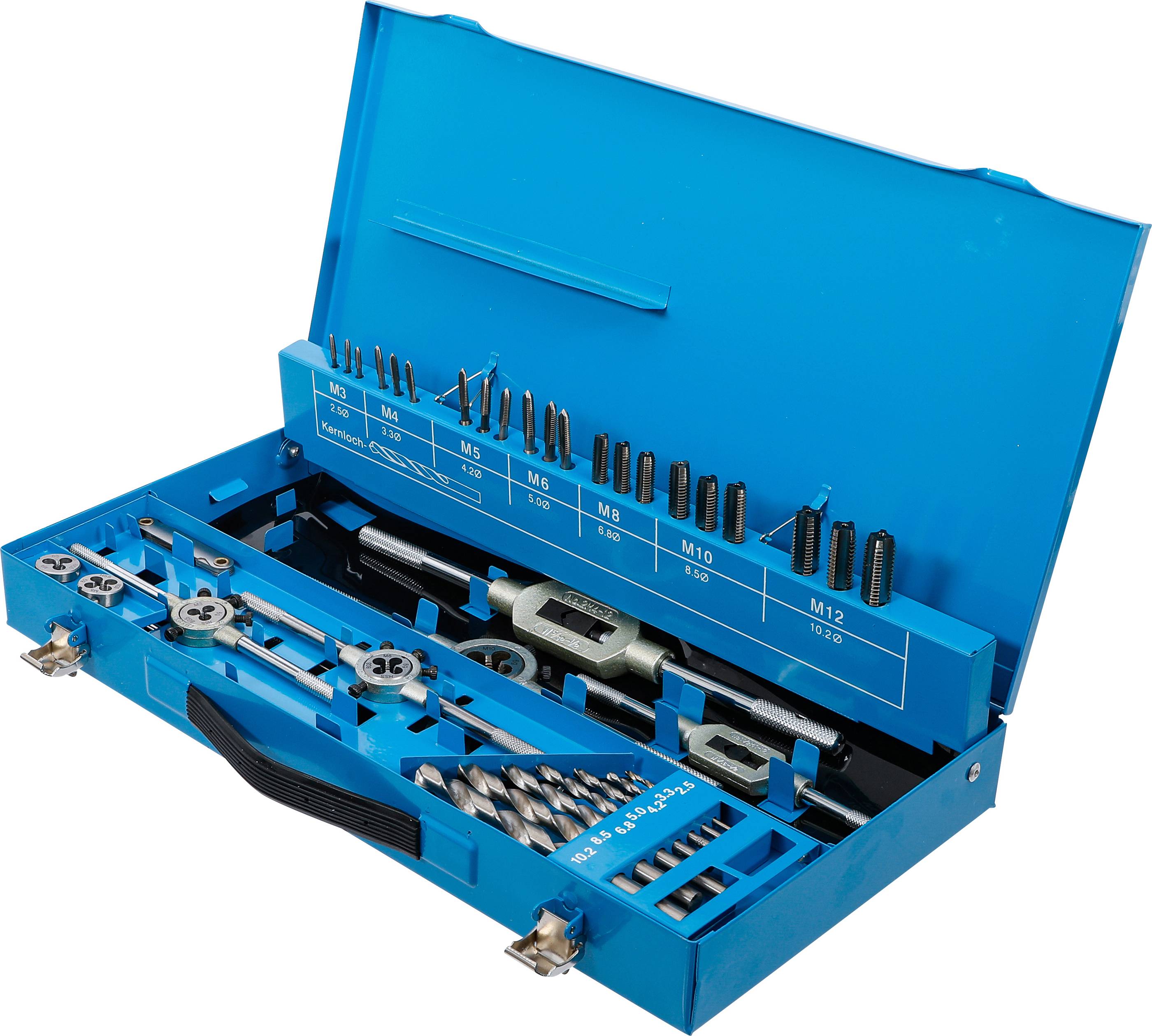 Gewindeschneidsatz HSS G Stahl - 44-teilig metrisch-3