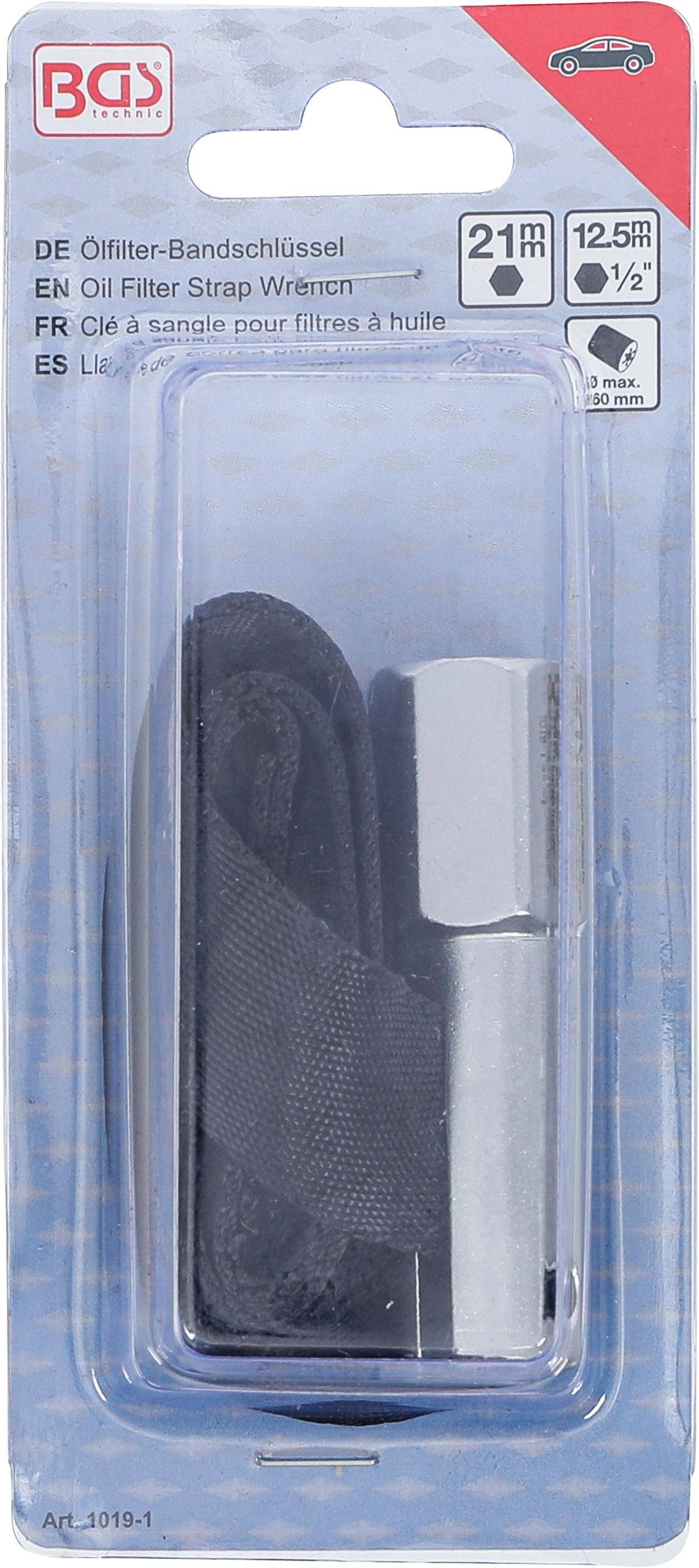BGS 1019-1 Ölfilter-Bandschlüssel, Ø max. 160 mm-3