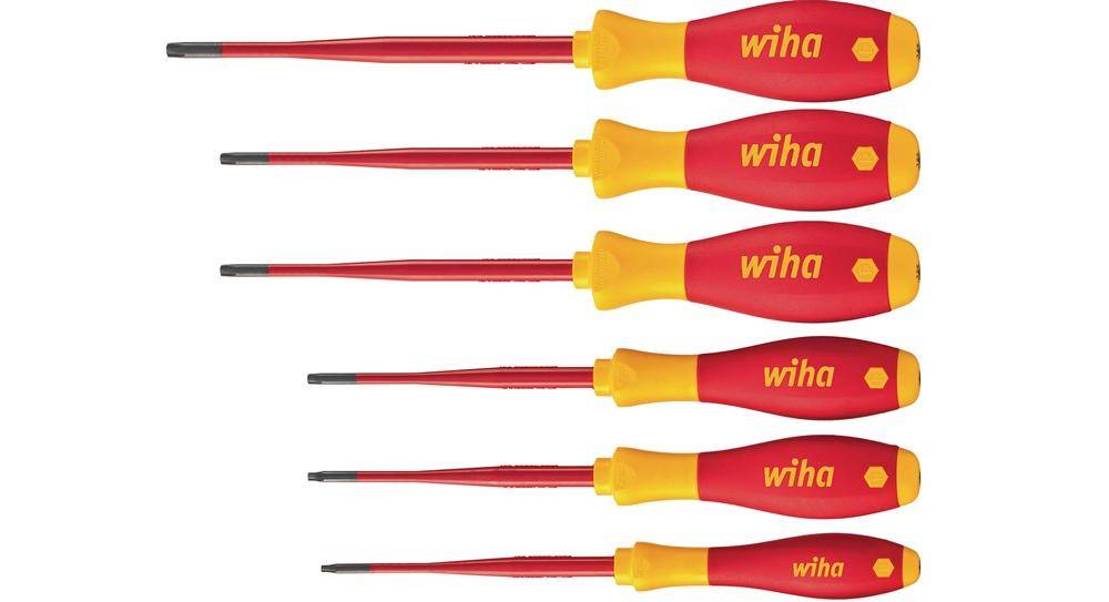 WIHA Schraubendrehersatz 3251TRK6 6-teilig TX-BO Mehrkomponentengriff-0