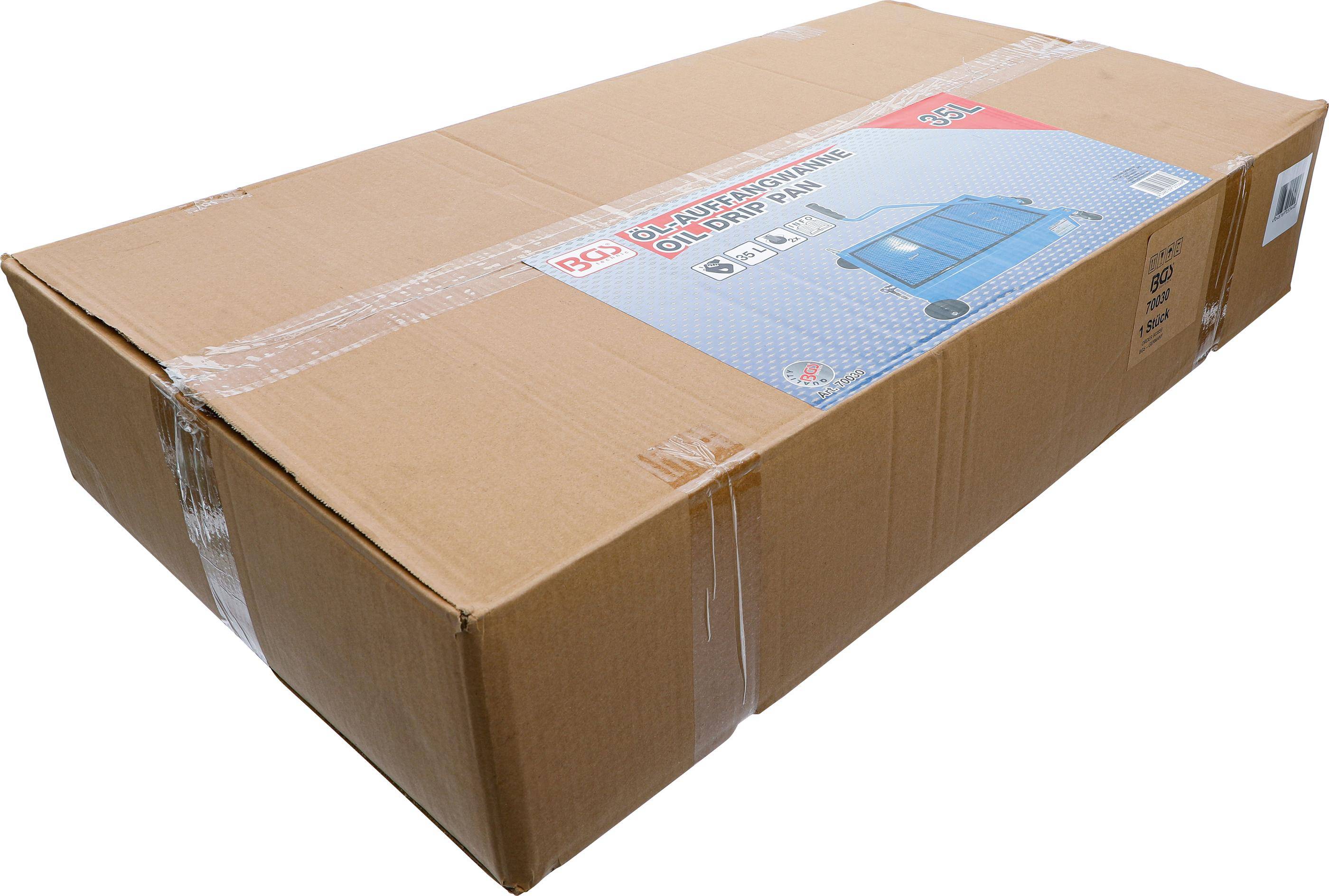 BGS Öl-Auffangwanne fahrbar 35 l - 70030-2