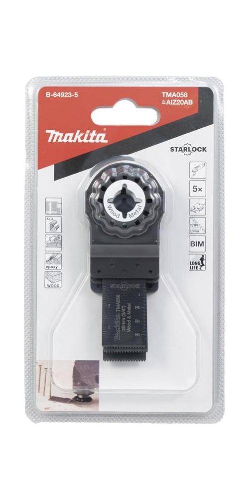 MAKITA B-64923-5 Tauchsägebl. 20mm TMA058 5Stk.-1