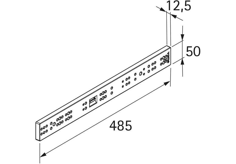 Hettich Distanzleiste Kunststoff-2