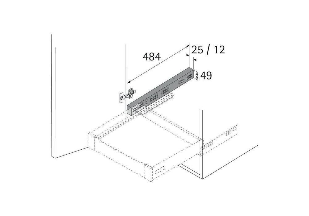 Hettich Distanzleiste Kunststoff-4