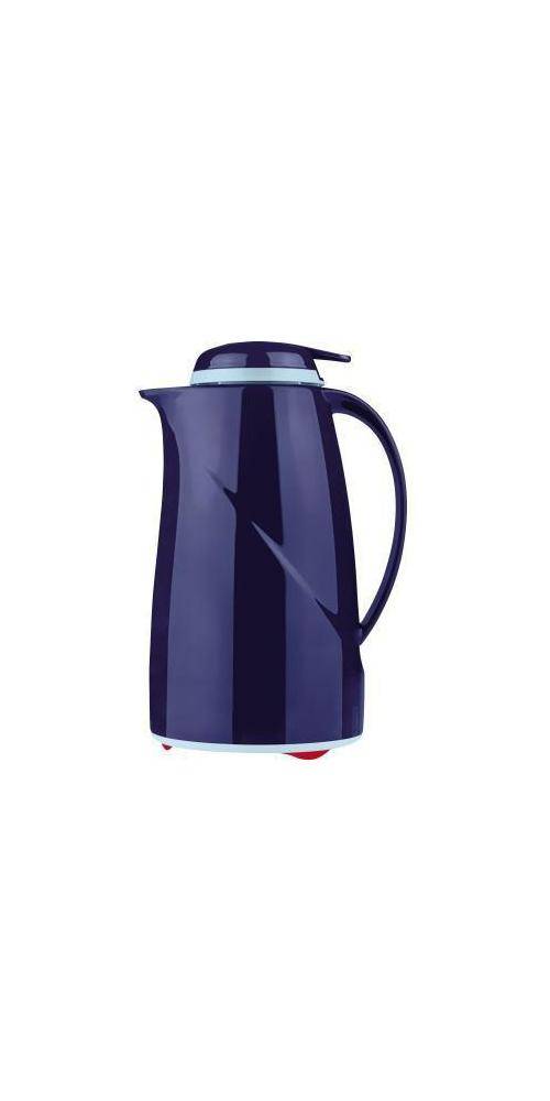 HELIOS PREISSER Isolierkanne Wave Push 1l Kunststoff dunkelblau-0