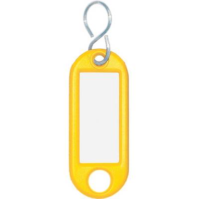 WEDO Schlüsselanhänger S-Haken, gelb, Großpackung