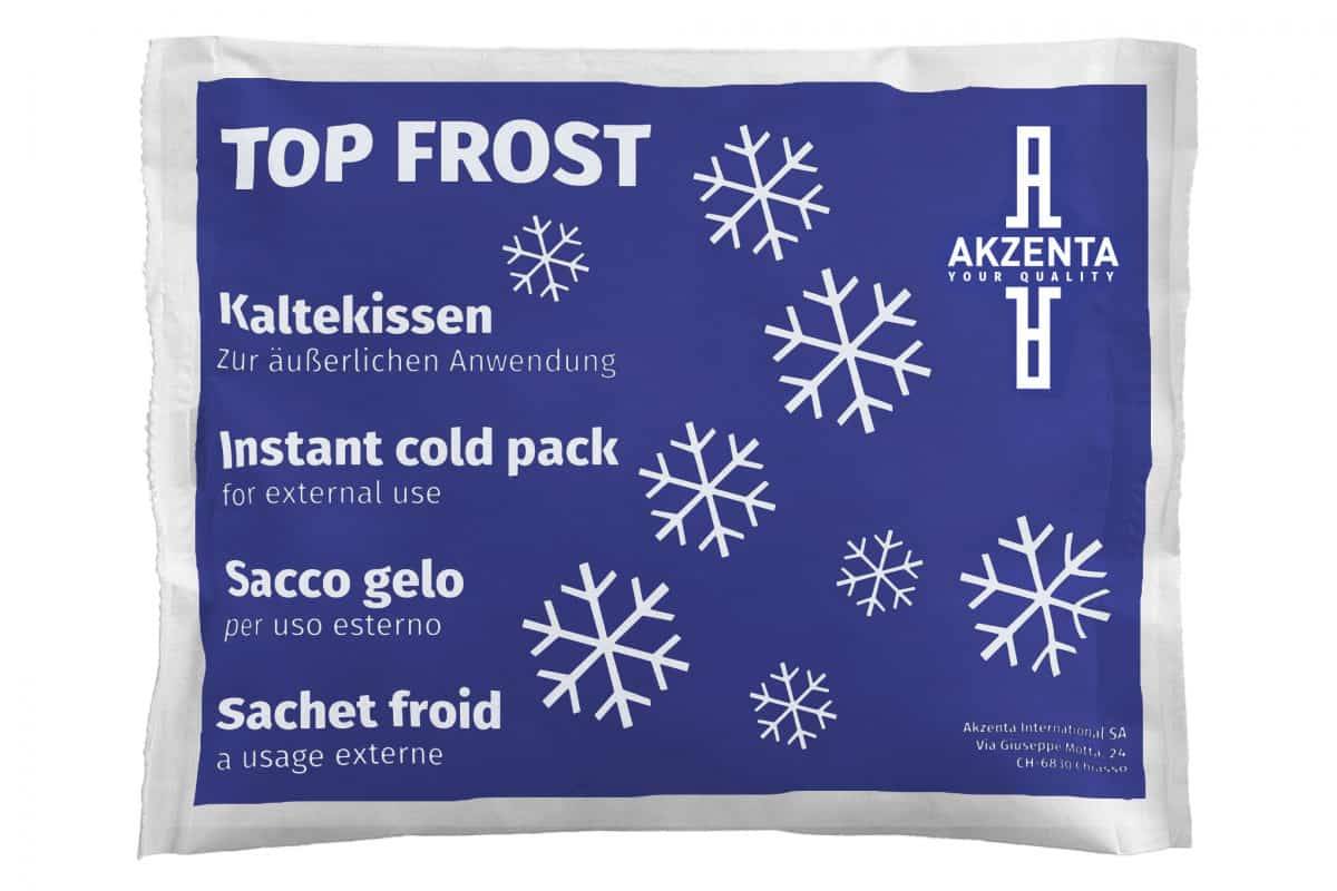 50 Stück Einweg Kältekompressen | Akzenta Top Frost | 13,5 x 18,0 cm-0