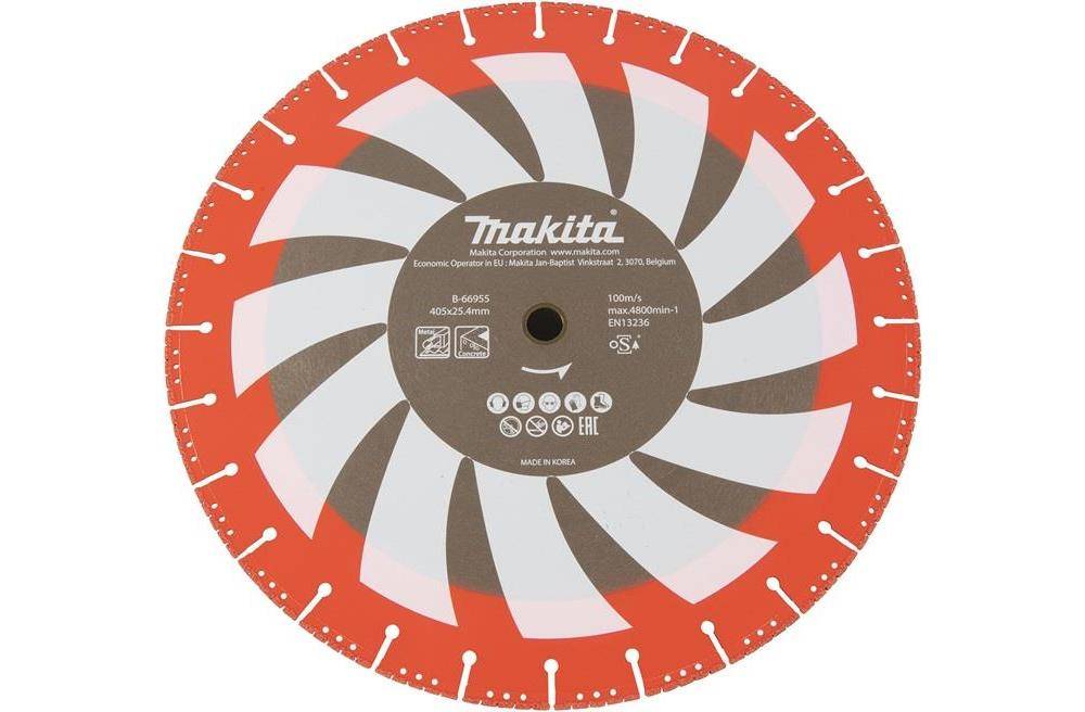 makita Diamantscheibe B-66955 D.405mm Rettung-0