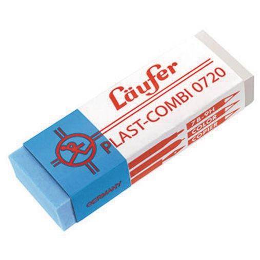 Läufer Radierer Plast-Combi 07200 65x21x12mm-0