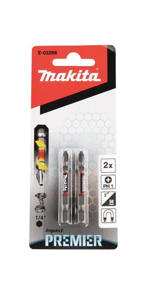 Bit E-03268 Gr.PH1 1/4Zoll · 6kt L.50mm 2St. MAKITA-1