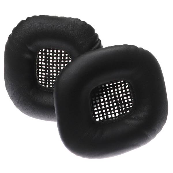 vhbw Ohrpolster kompatibel mit Marshall Major II Kopfhörer Headset | Kunststoff Schwarz