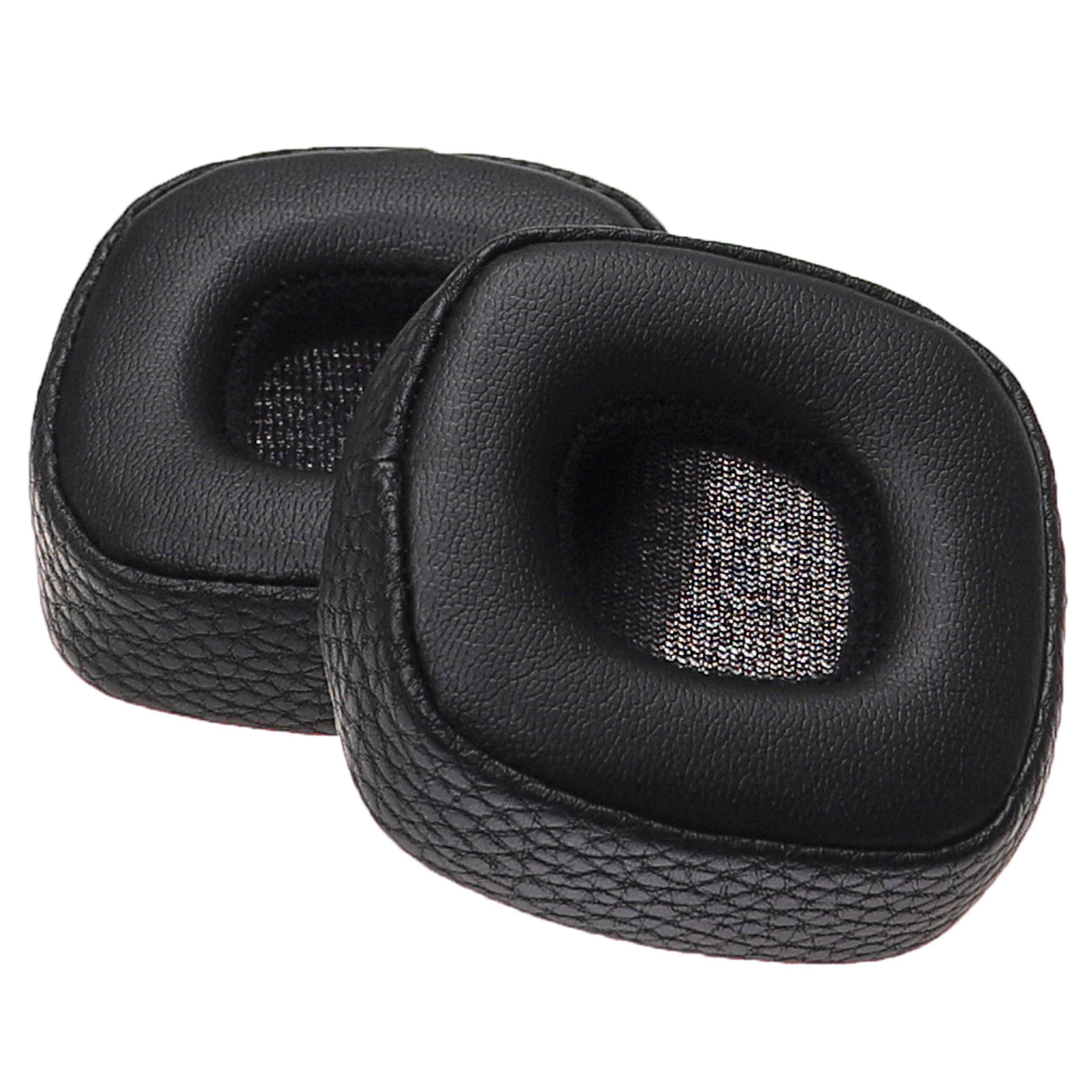 vhbw Ohrpolster kompatibel mit Marshall Major III Kopfhörer Headset | Kunststoff Schwarz-3