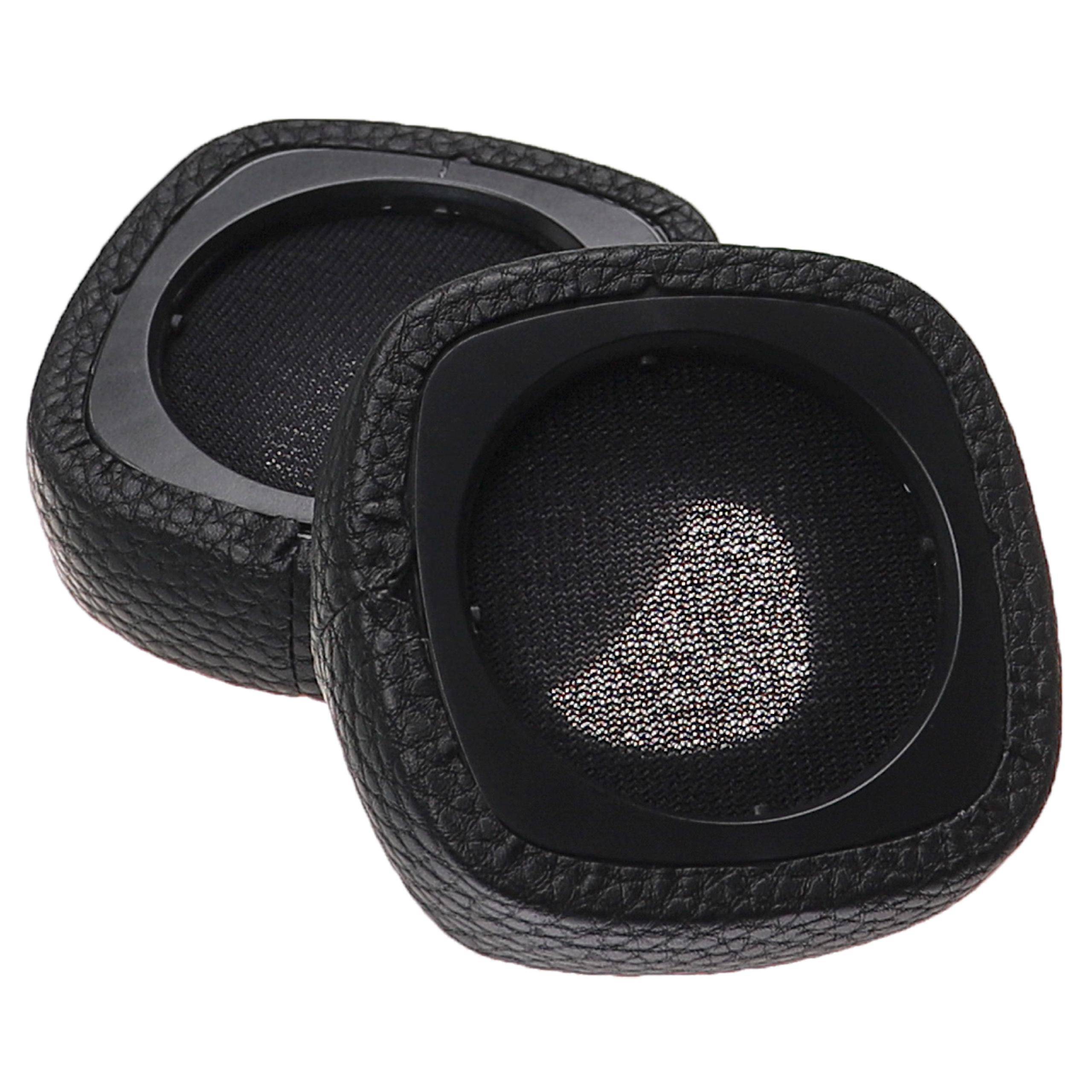 vhbw Ohrpolster kompatibel mit Marshall Major III Kopfhörer Headset | Kunststoff Schwarz-4