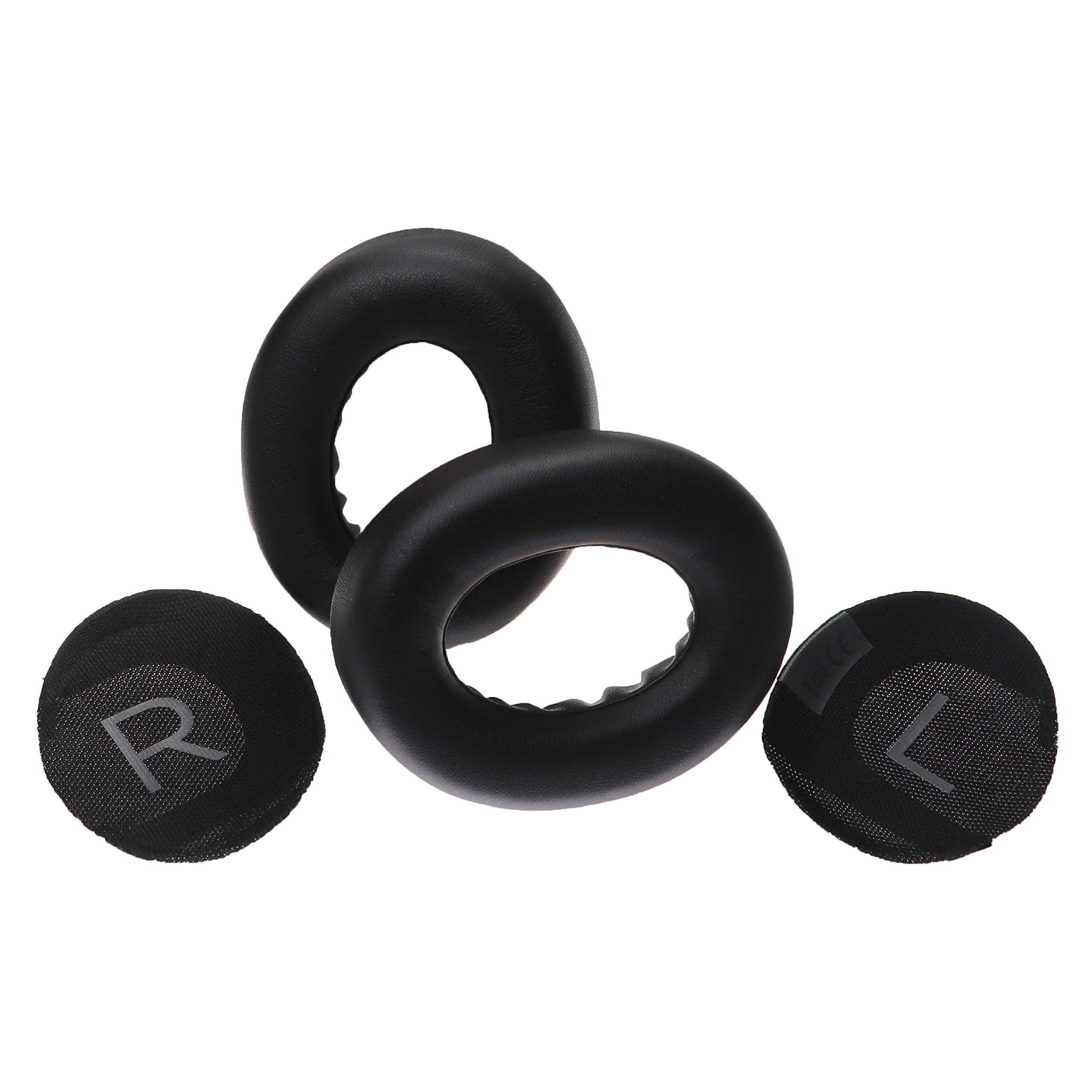 vhbw Ohrpolster kompatibel mit Bose Noise Cancelling 700 | NC 700 Kopfhörer Headset, Kunststoff Schwarz-0