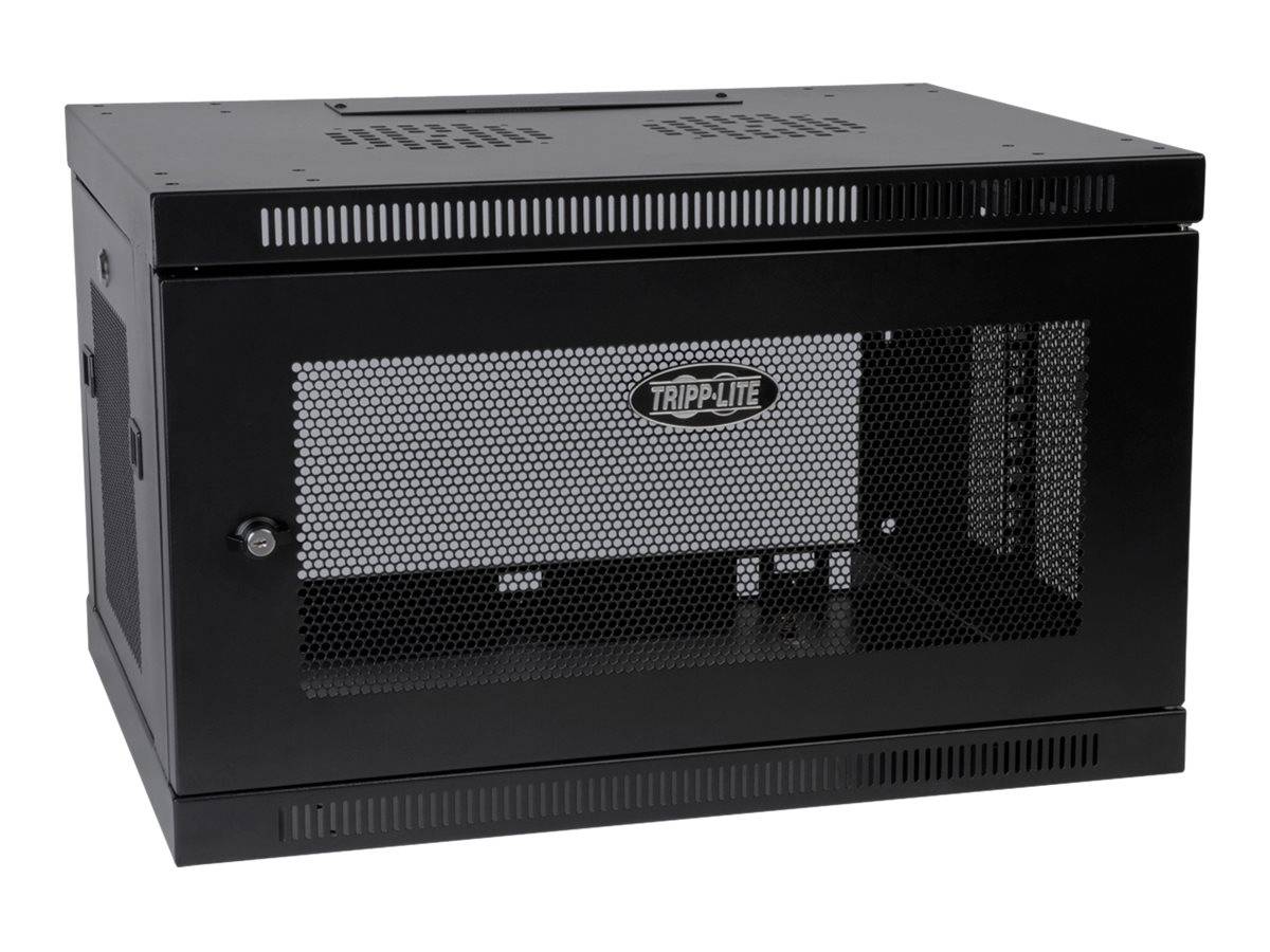 Tripp Lite SmartRack 6U Low-Profile Switch-Depth Wall-Mount Rack Enclosure Cabinet - Schrank Netzwerkschrank - geeignet-0
