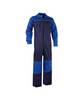 Zweifarbiger Overall mit Kniepolstertaschen, DUNKELBLAU/KORNBLAU, Gr. M