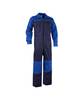 Zweifarbiger Overall mit Kniepolstertaschen, DUNKELBLAU/KORNBLAU, Gr. XS