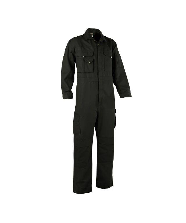 Overall mit Kniepolstertaschen, SCHWARZ, Gr. M