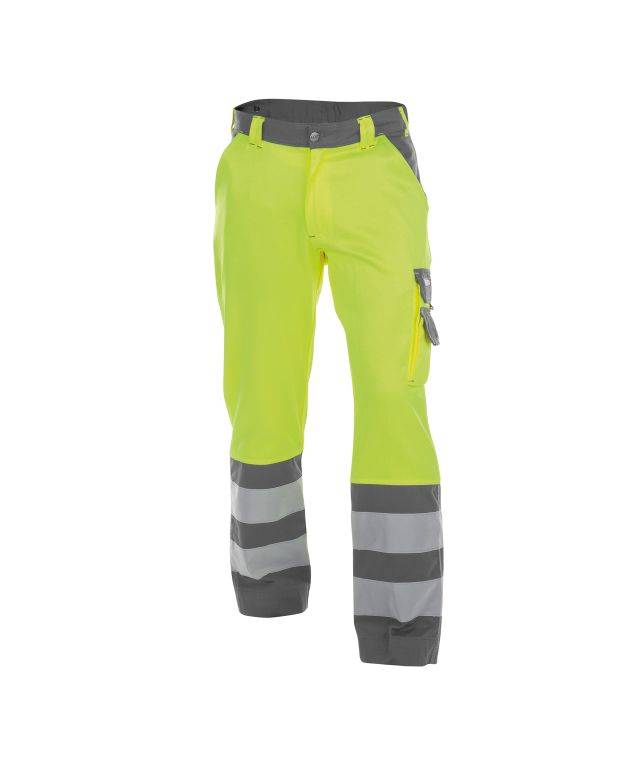 DASSY® Lancaster Warnschutzhose Neongelb/Zementgrau Gr. 53-0