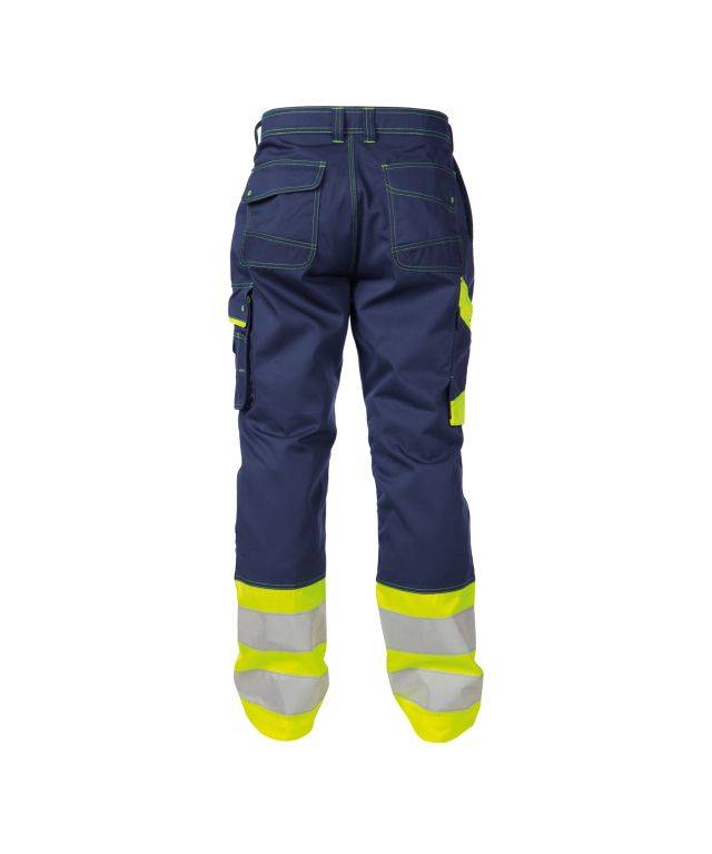 Warnschutzhose, DUNKELBLAU/NEONGELB, Gr. 42-1